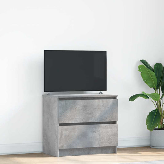 Mobile Porta TV Grigio Cemento 60x35x54 cm in Legno Multistrato - homemem39