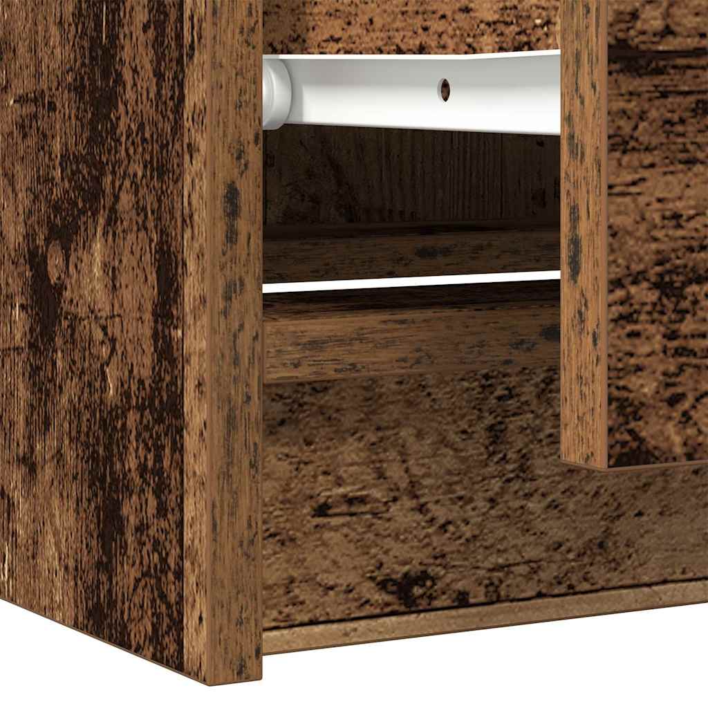 Mobile Porta TV Legno Antico 60x35x54 cm in Legno Multistrato - homemem39