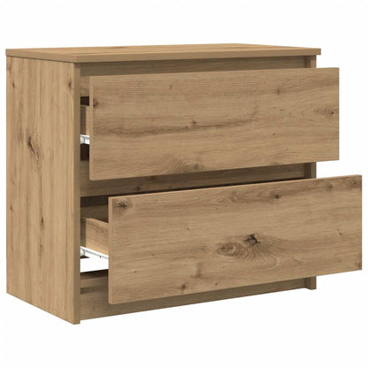 Mobile TV Rovere Artigianale 60x35x54 cm in Legno Multistrato | homemem39