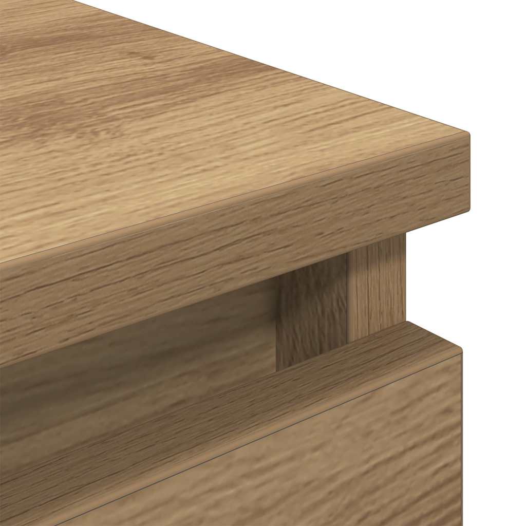 Mobile TV Rovere Artigianale 60x35x54 cm in Legno Multistrato | homemem39