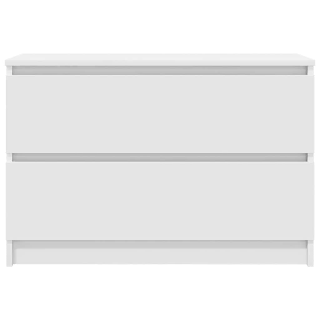 Mobile Porta TV Bianco 80x35x54 cm in Legno Multistrato