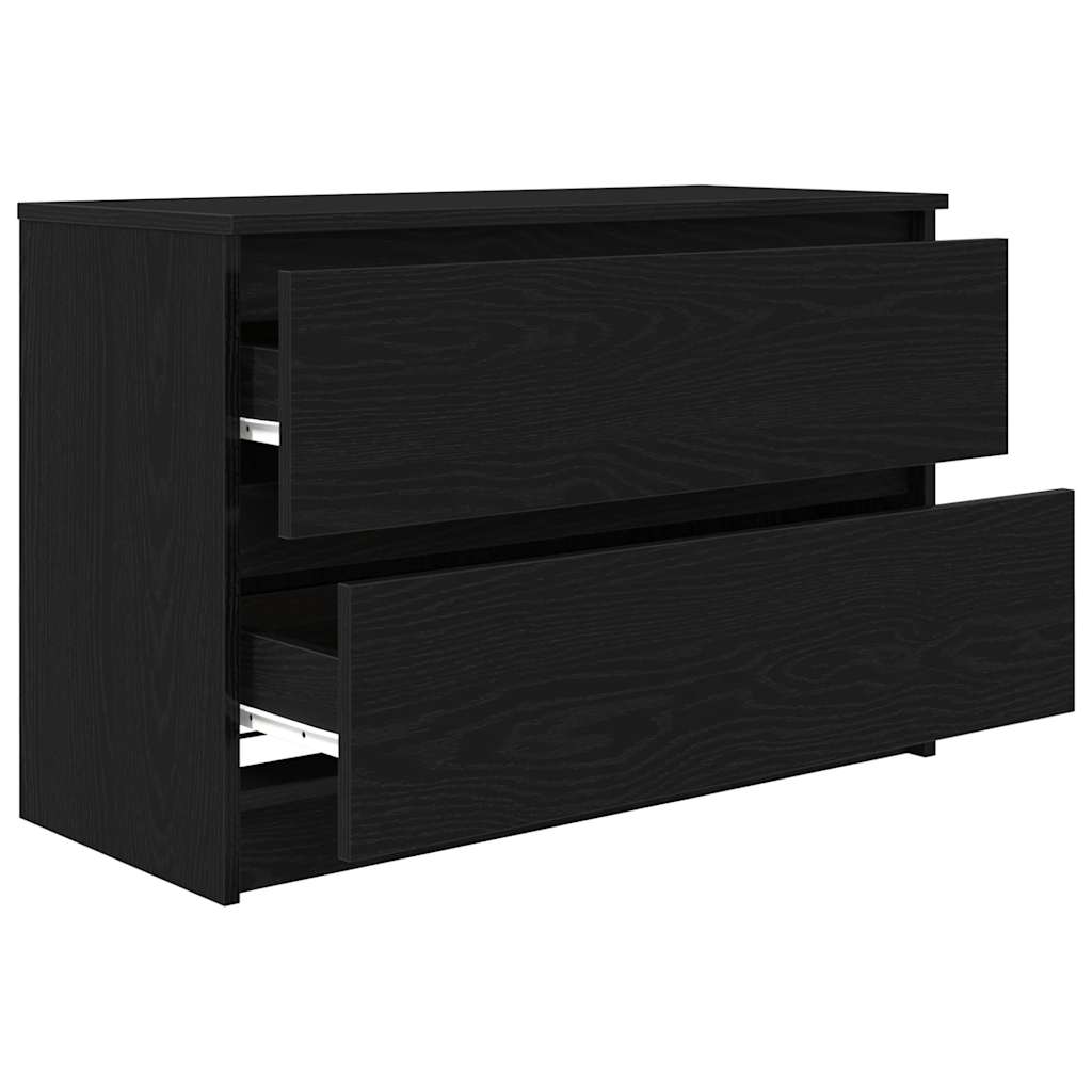 Mobile Porta TV Nero 80x35x54 cm in Legno Multistrato - homemem39