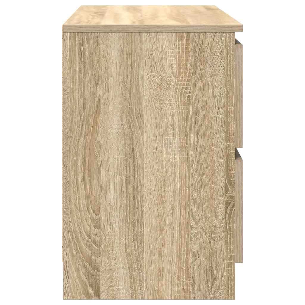 Mobile Porta TV Rovere Sonoma 80x35x54 cm in Legno Multistrato - homemem39