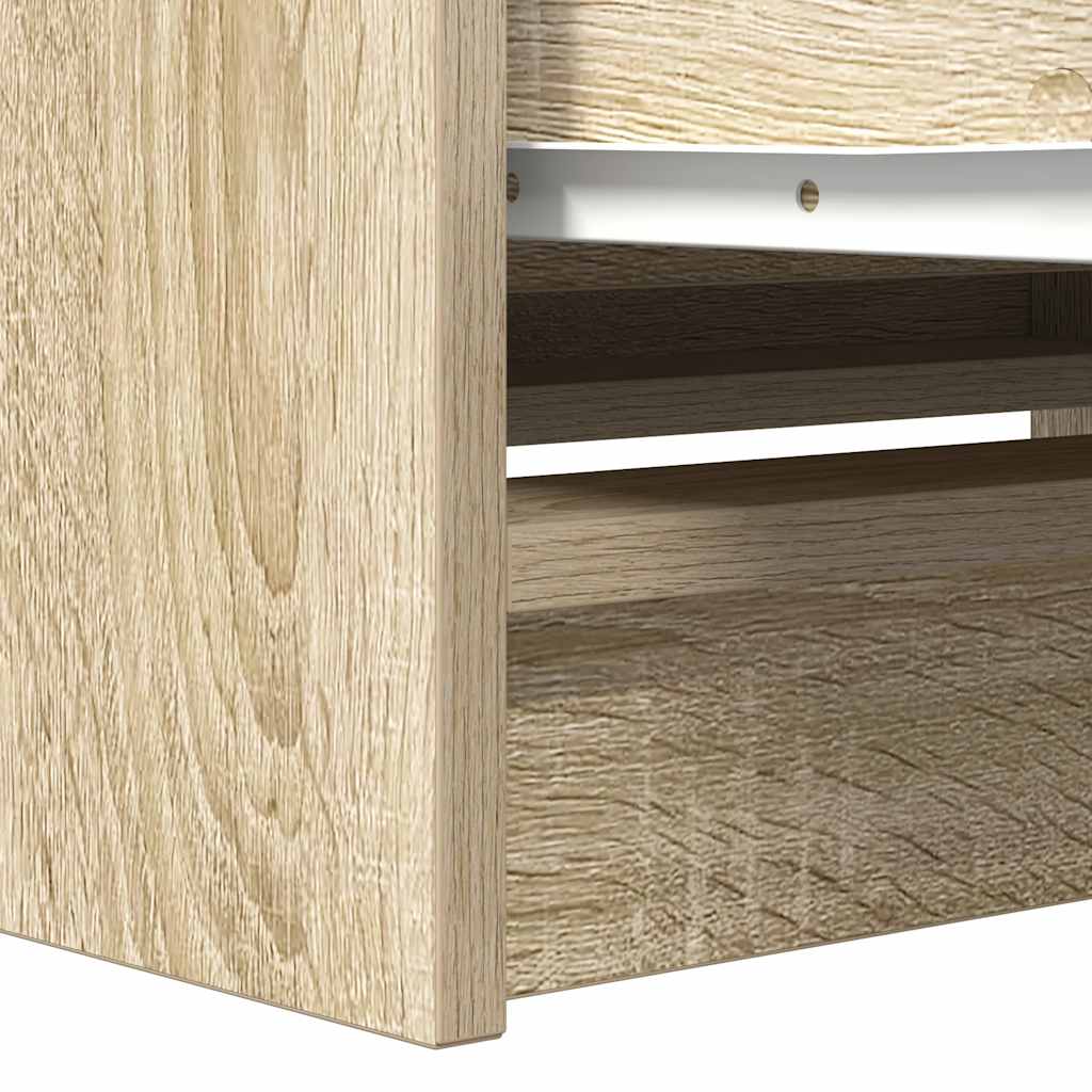 Mobile Porta TV Rovere Sonoma 80x35x54 cm in Legno Multistrato - homemem39