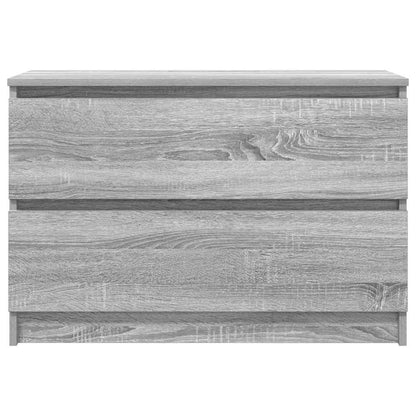 Mobile Porta TV Grigio Sonoma 80x35x54 cm in Legno Multistrato - homemem39