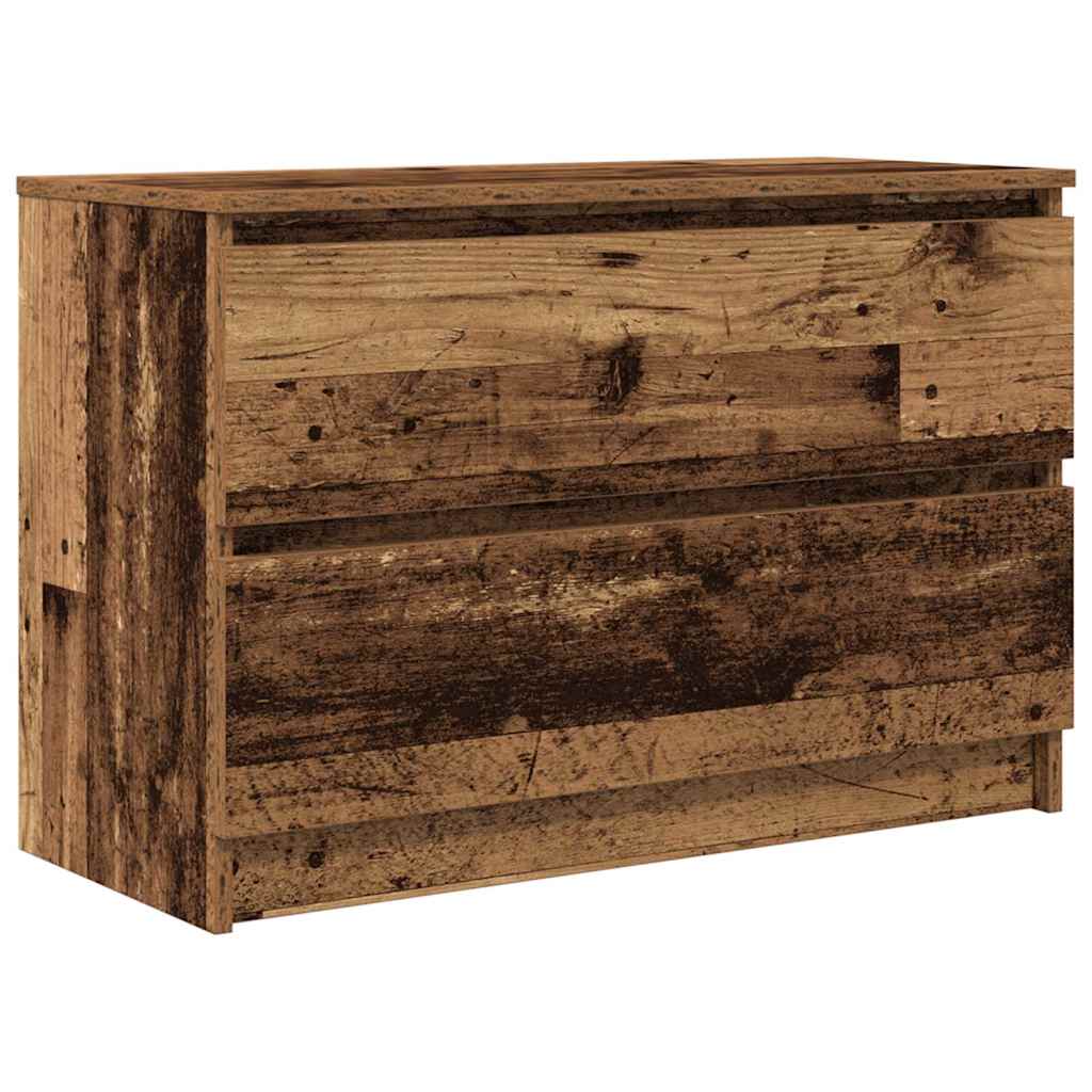 Mobile Porta TV Legno Antico 80x35x54 cm in Legno Multistrato - homemem39