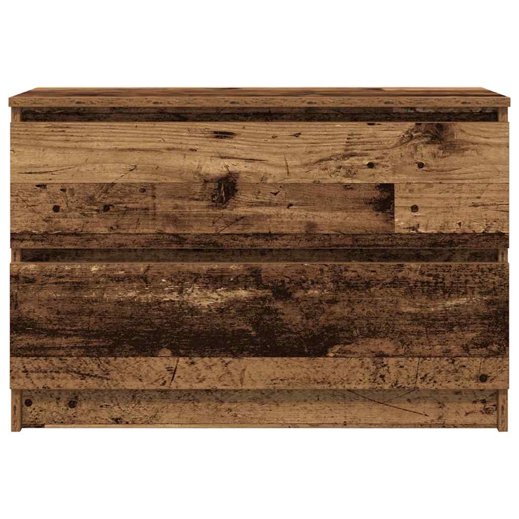Mobile Porta TV Legno Antico 80x35x54 cm in Legno Multistrato - homemem39