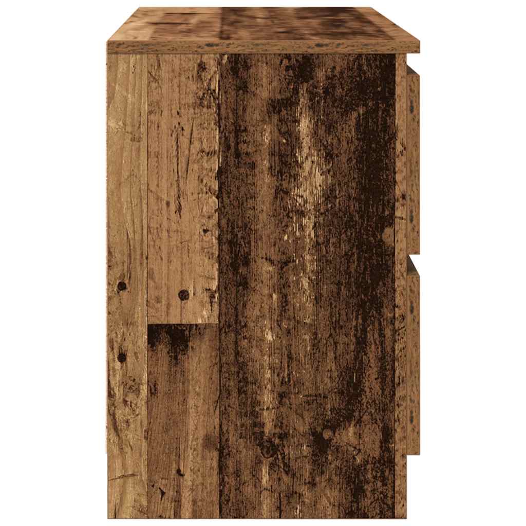 Mobile Porta TV Legno Antico 80x35x54 cm in Legno Multistrato - homemem39