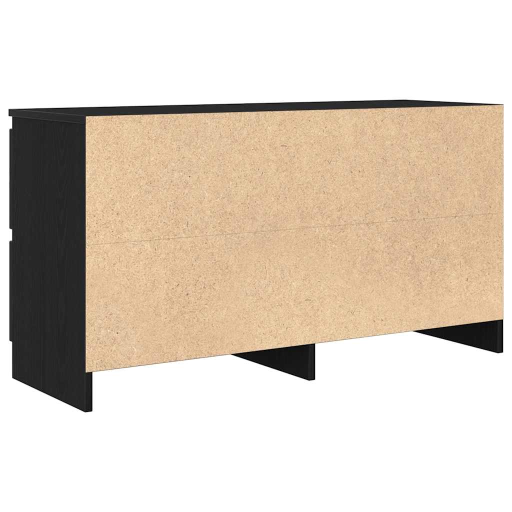 Mobile Porta TV Nero 100x35x54 cm in Legno Multistrato