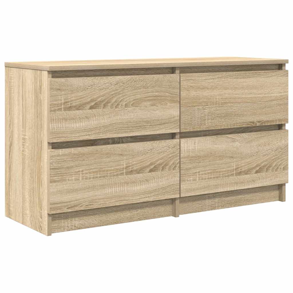 Mobile Porta TV Rovere Sonoma 100x35x54 cm in Legno Multistrato - homemem39
