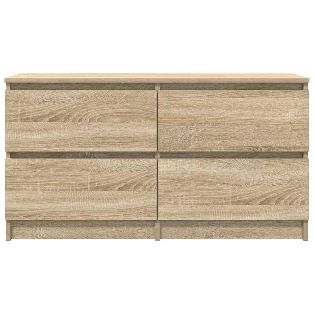Mobile Porta TV Rovere Sonoma 100x35x54 cm in Legno Multistrato - homemem39