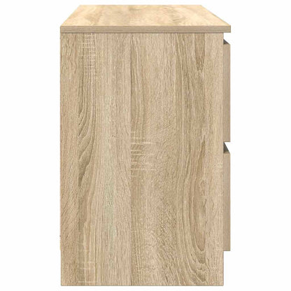 Mobile Porta TV Rovere Sonoma 100x35x54 cm in Legno Multistrato - homemem39