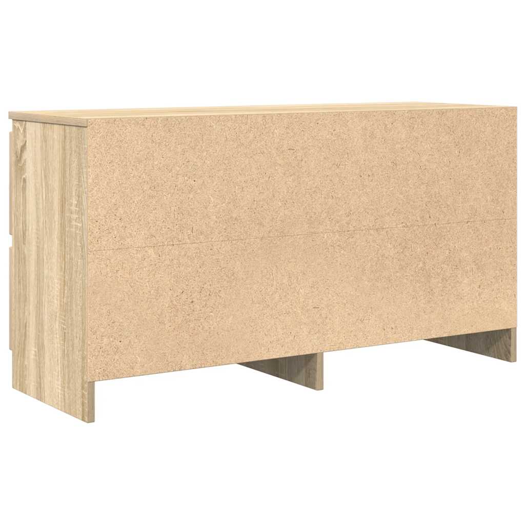 Mobile Porta TV Rovere Sonoma 100x35x54 cm in Legno Multistrato - homemem39