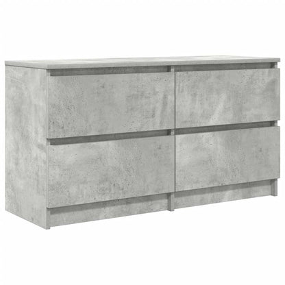 Mobile Porta TV Grigio Cemento 100x35x54 cm Legno Multistrato - homemem39