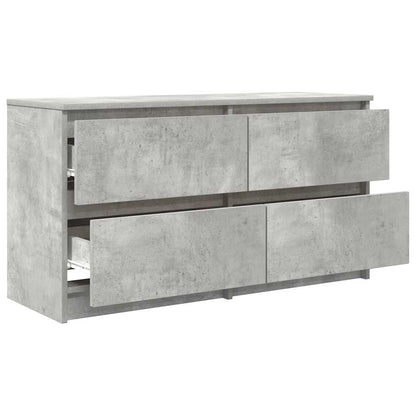 Mobile Porta TV Grigio Cemento 100x35x54 cm Legno Multistrato - homemem39