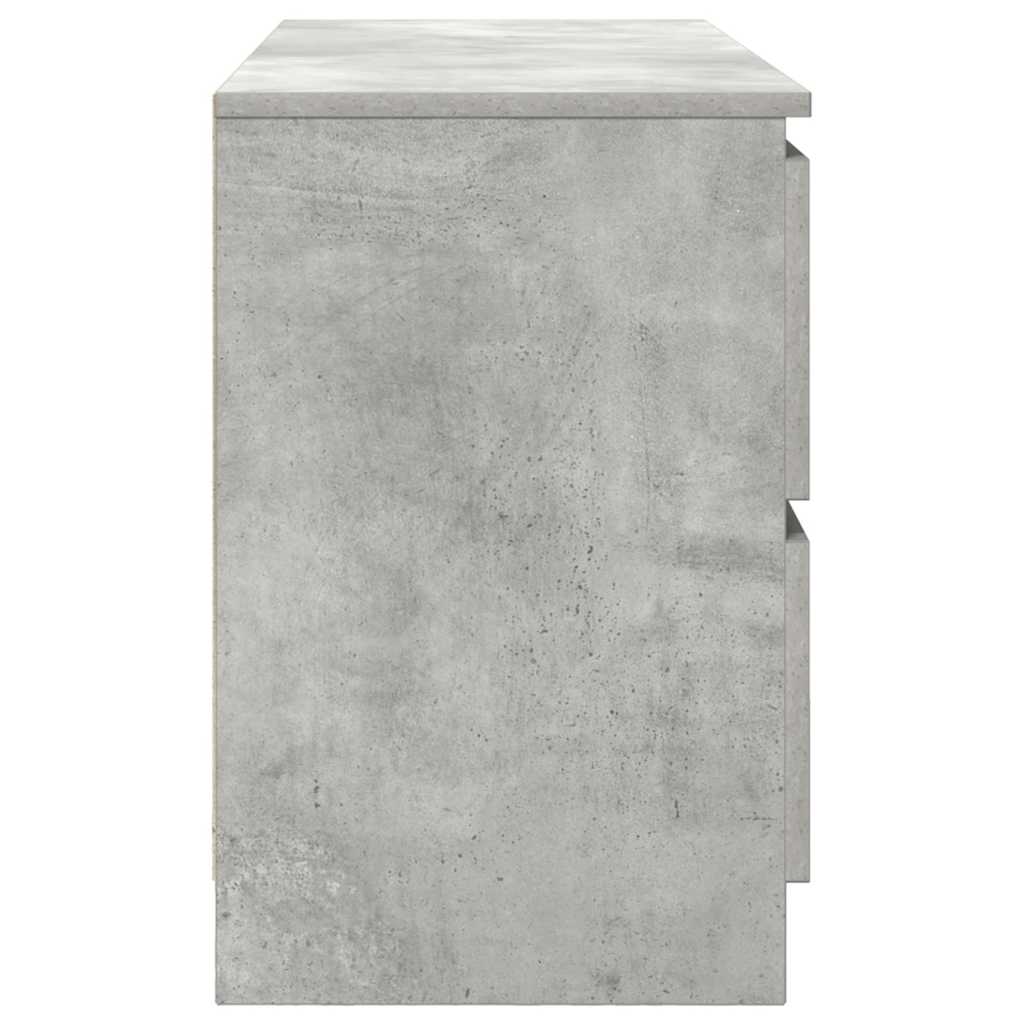 Mobile Porta TV Grigio Cemento 100x35x54 cm Legno Multistrato - homemem39