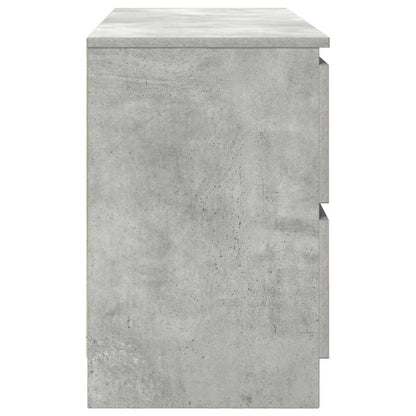 Mobile Porta TV Grigio Cemento 100x35x54 cm Legno Multistrato - homemem39