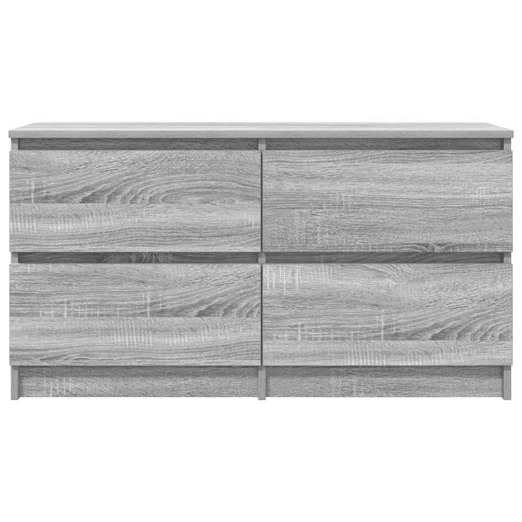 Mobile TV Grigio Sonoma 100x35x54 cm in Legno Multistrato - homemem39