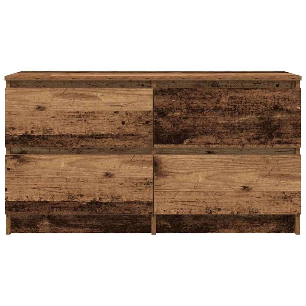 Mobile Porta TV Legno Antico 100x35x54 cm in Legno Multistrato - homemem39