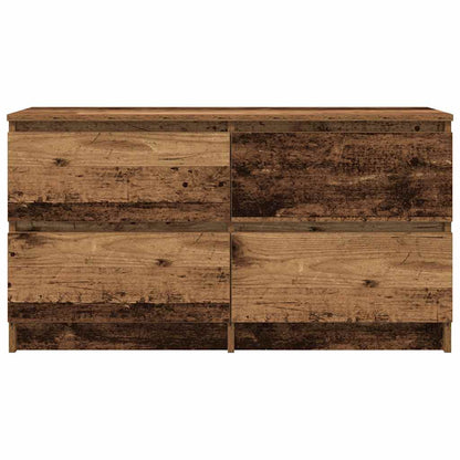Mobile Porta TV Legno Antico 100x35x54 cm in Legno Multistrato - homemem39