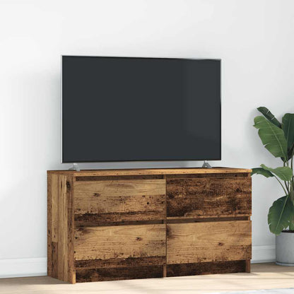 Mobile Porta TV Legno Antico 100x35x54 cm in Legno Multistrato - homemem39
