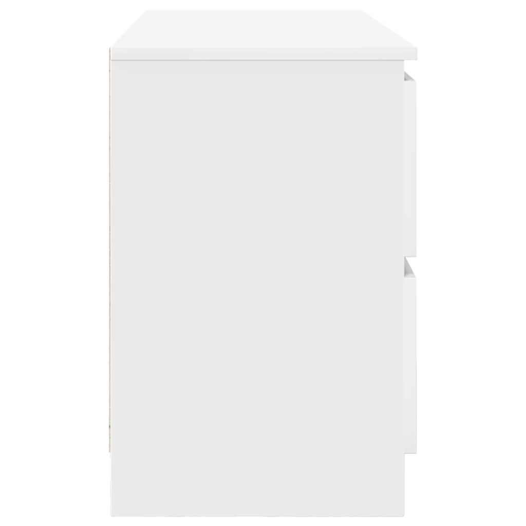 Mobile Porta TV Bianco 100x35x54 cm in Legno Multistrato