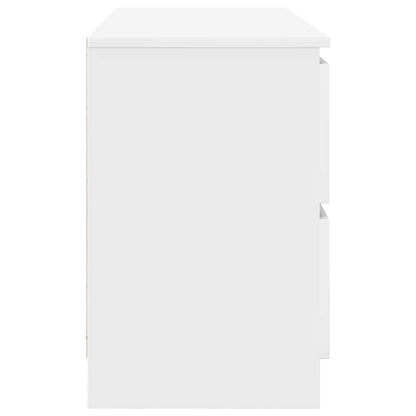 Mobile Porta TV Bianco 100x35x54 cm in Legno Multistrato