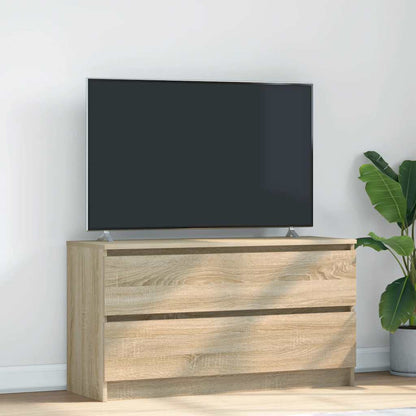 Mobile Porta TV Rovere Sonoma 100x35x54 cm in Legno Multistrato - homemem39
