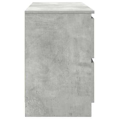Mobile Porta TV Grigio Cemento 100x35x54 cm Legno Multistrato - homemem39