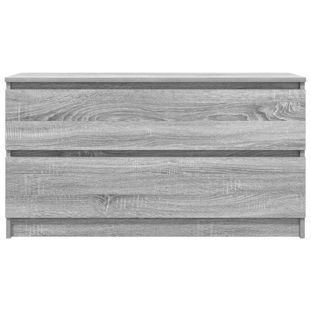 Mobile TV Grigio Sonoma 100x35x54 cm in Legno Multistrato - homemem39