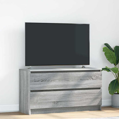 Mobile TV Grigio Sonoma 100x35x54 cm in Legno Multistrato - homemem39