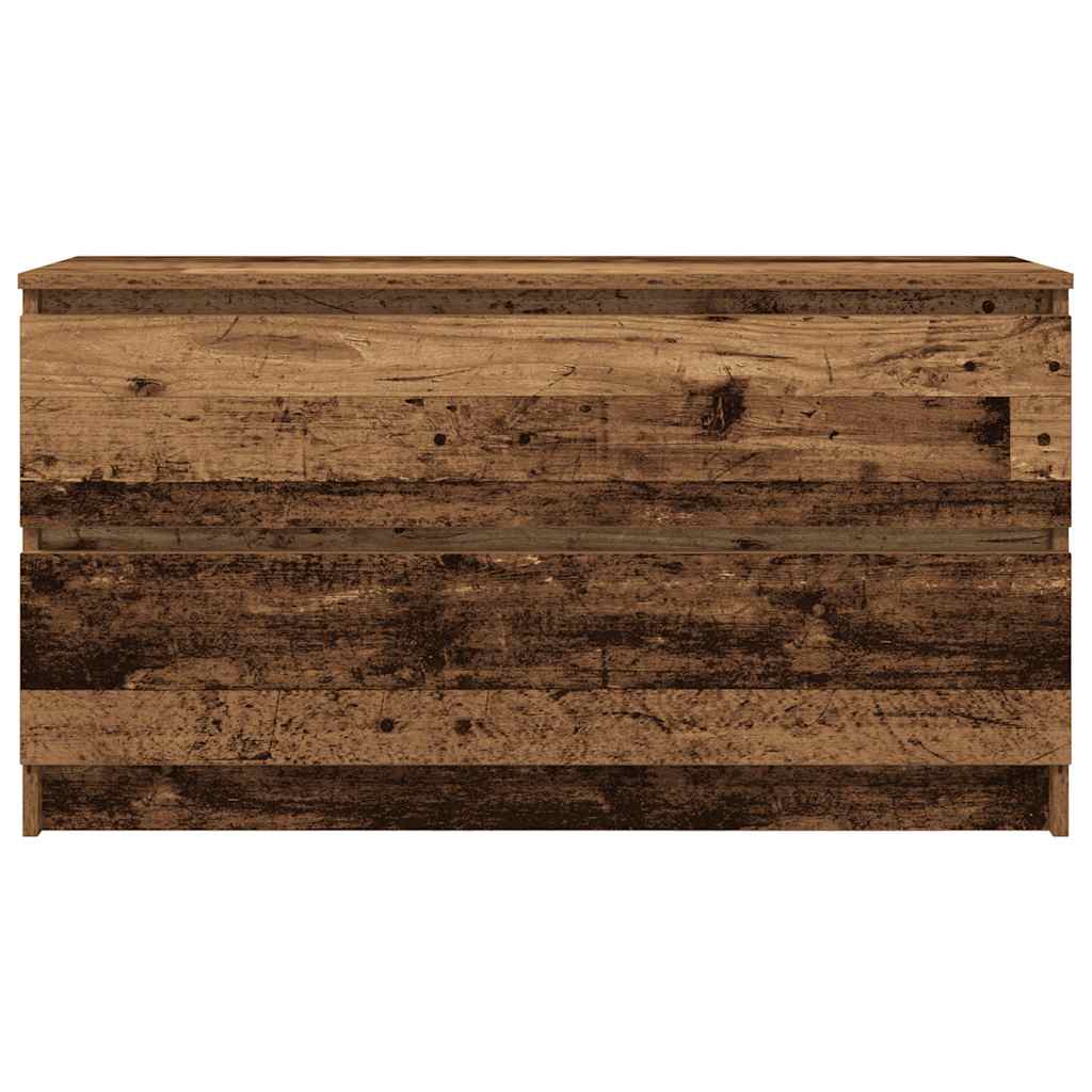 Mobile Porta TV Legno Antico 100x35x54 cm in Legno Multistrato - homemem39