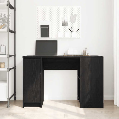 Scrivania Rovere Nera 120x42x76 cm in Legno Multistrato - homemem39