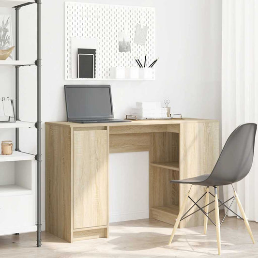 Scrivania Rovere Sonoma 120x42x76 cm in Legno Multistrato - homemem39