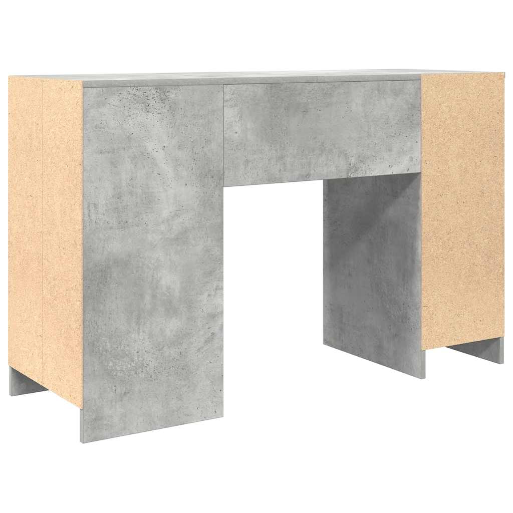 Scrivania Grigio Cemento 120x42x76 cm in Legno Multistrato | homemem39