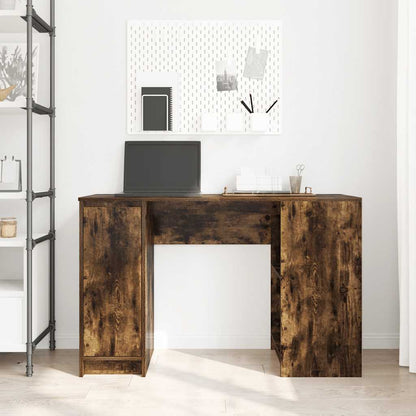 Scrivania Rovere Fumo 120x42x76 cm in Legno Multistrato - homemem39