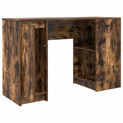 Scrivania Rovere Fumo 120x42x76 cm in Legno Multistrato - homemem39