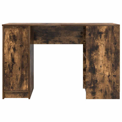 Scrivania Rovere Fumo 120x42x76 cm in Legno Multistrato | homemem39