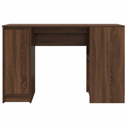 Scrivania Rovere Marrone 120x42x76 cm in Legno Multistrato - homemem39