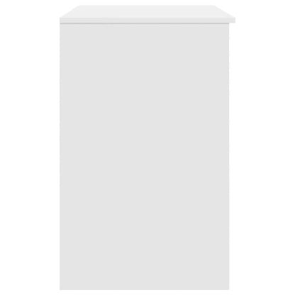 Scrivania Bianca 86x49x76 cm in Legno Multistrato | homemem39