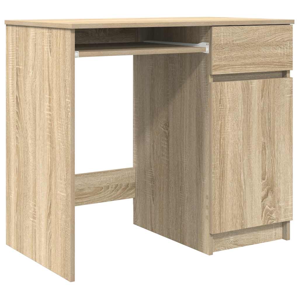 Scrivania Rovere Sonoma 86x49x76 cm in Legno Multistrato | homemem39