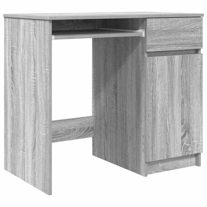 Scrivania Grigio Sonoma 86x49x76 cm in Legno Multistrato | homemem39