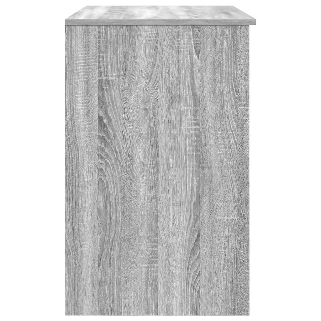 Scrivania Grigio Sonoma 86x49x76 cm in Legno Multistrato - homemem39