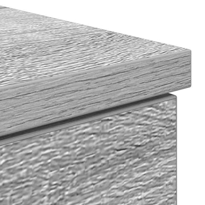 Scrivania Grigio Sonoma 86x49x76 cm in Legno Multistrato | homemem39