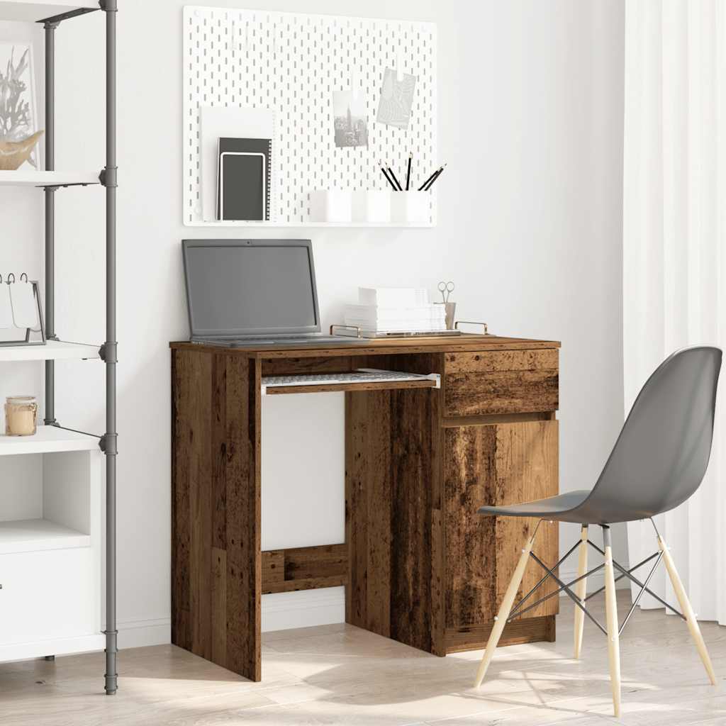 Scrivania Legno Antico 86x49x76 cm in Legno Multistrato | homemem39