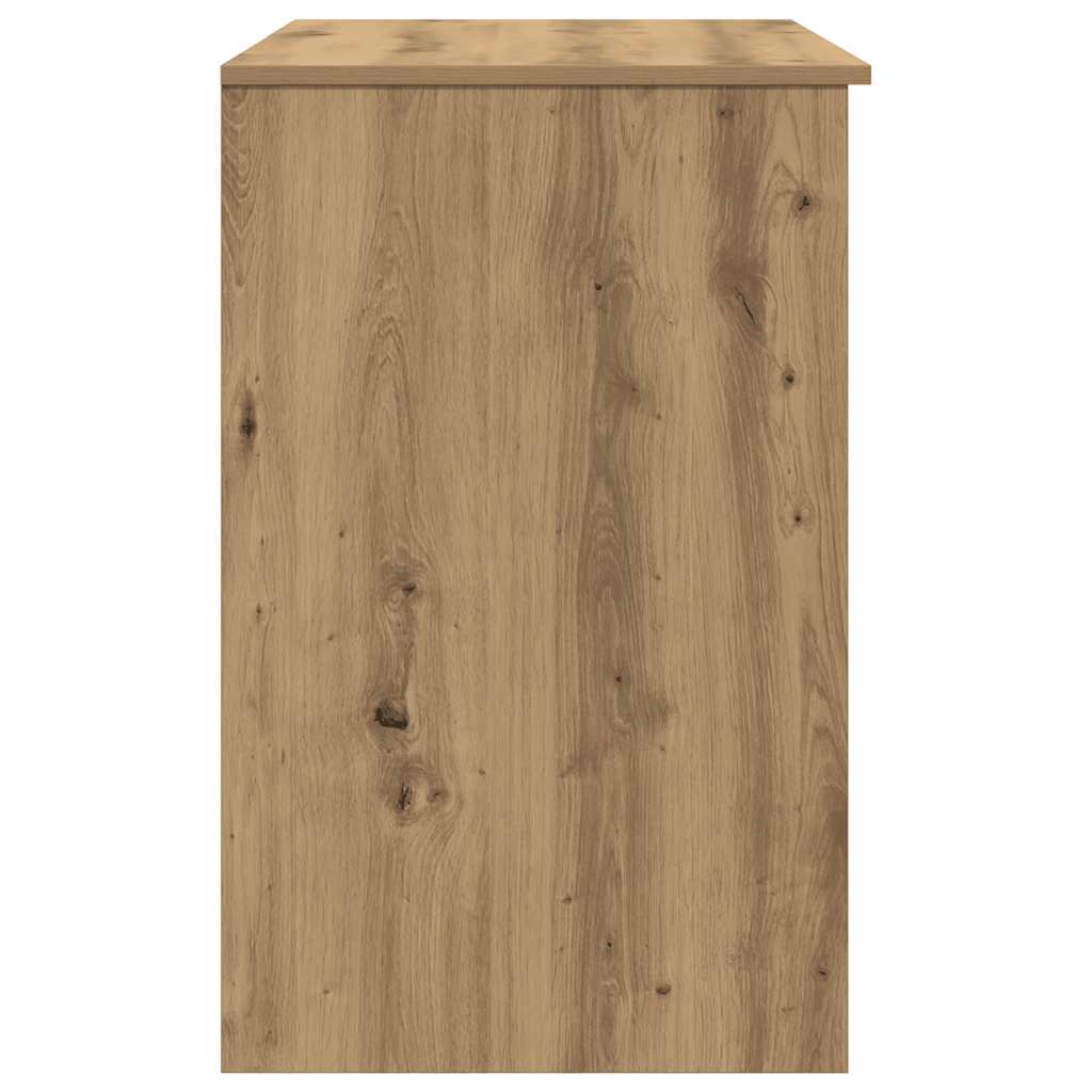 Scrivania Rovere Artigianale 86x49x76 cm in Legno Multistrato