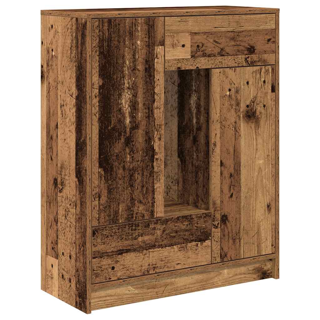 Credenza con Cassetti e Ante Legno Antico 73x31x90 cm - homemem39