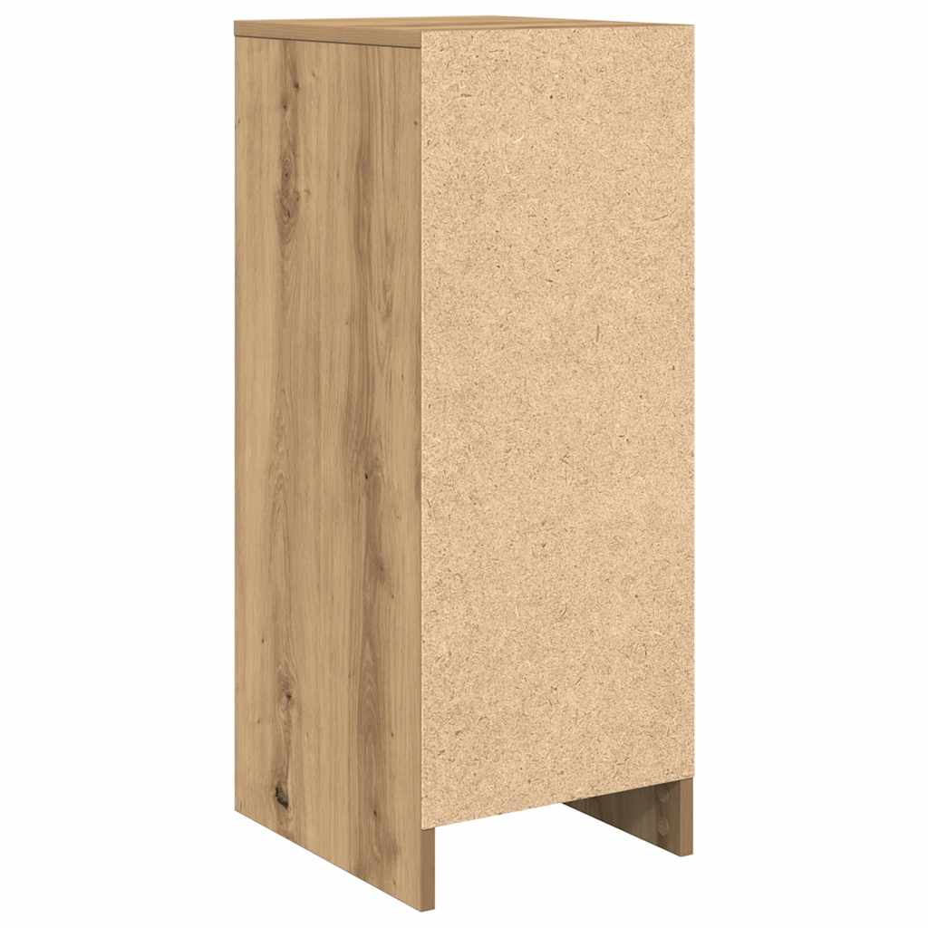 Scarpiera Rovere Artigianale 29,5x34x76 cm in Legno Multistrato