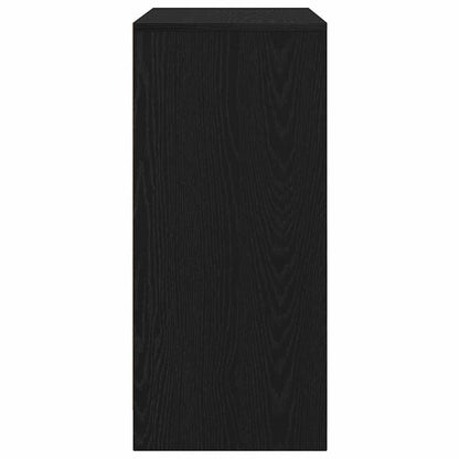 Scarpiera Rovere Nero 57x34x76 cm in Legno Multistrato - homemem39