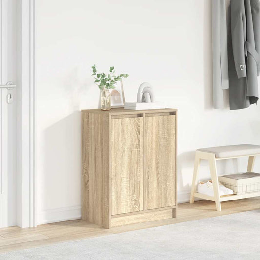 Scarpiera Rovere Sonoma 57x34x76 cm in Legno Multistrato - homemem39